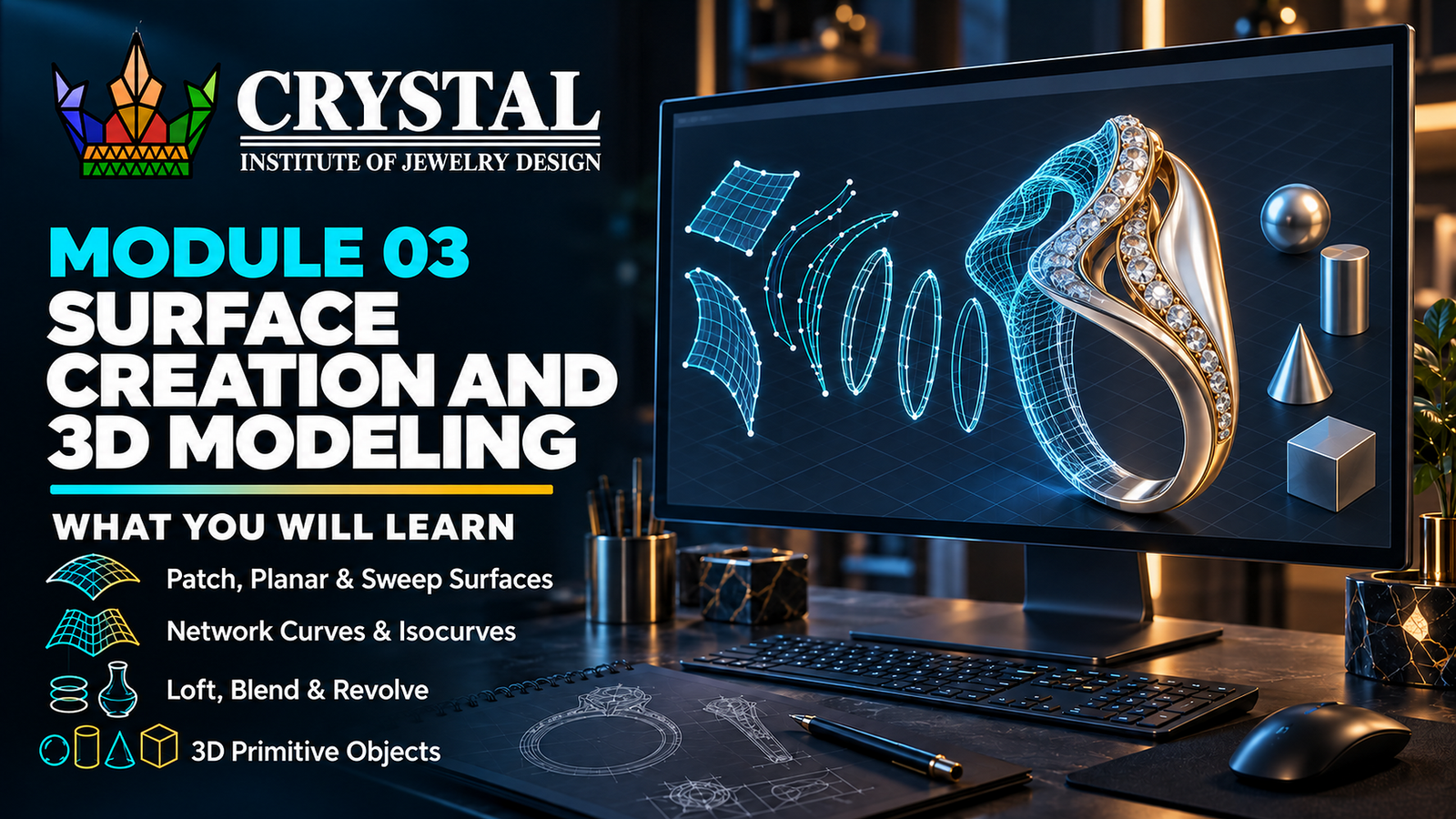 Module 3: Surface Creation & 3D Modeling