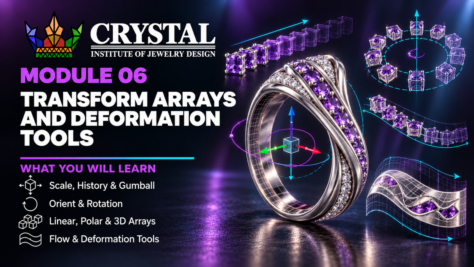 Module 6: Transform, Array aur Deformation Tools