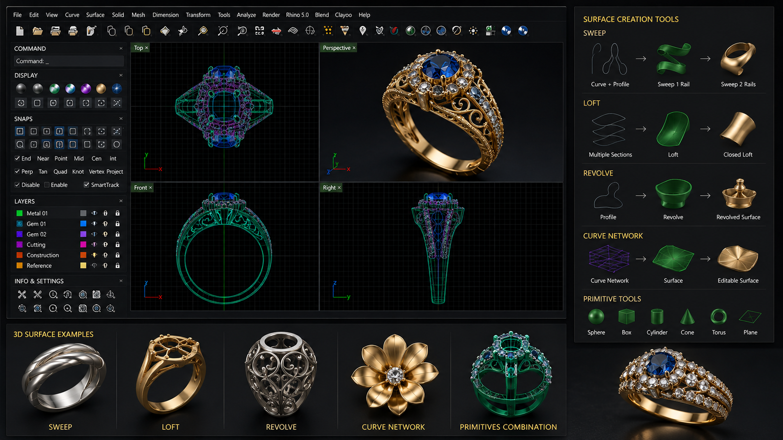 Module 3: Surface Creation & 3D Modeling