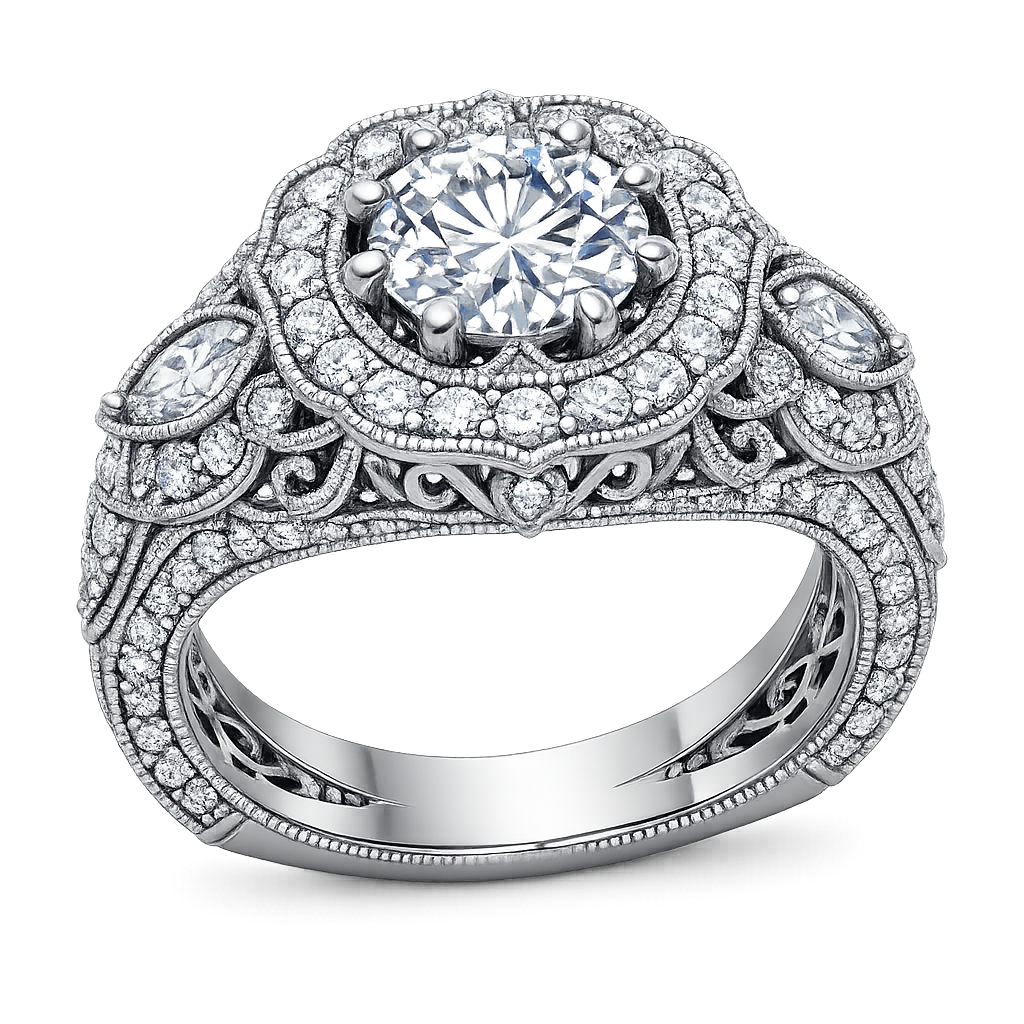 Student designing jewelry in Matrix software